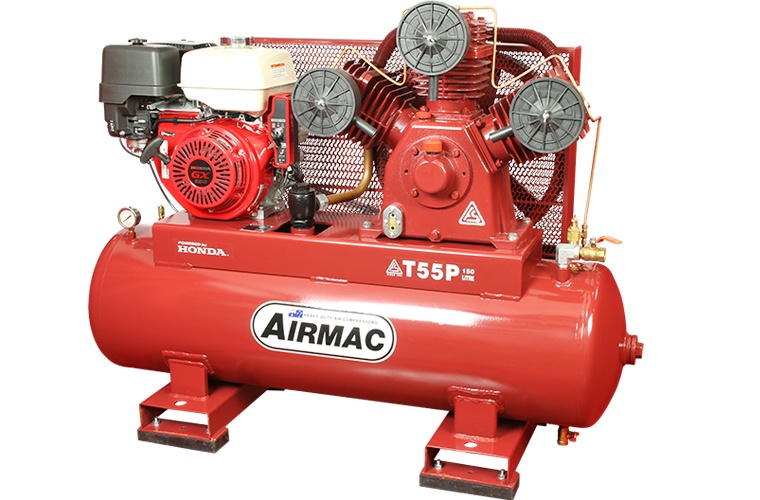 AIRMAC T55 Petrol Air Compressor with Electric Start
